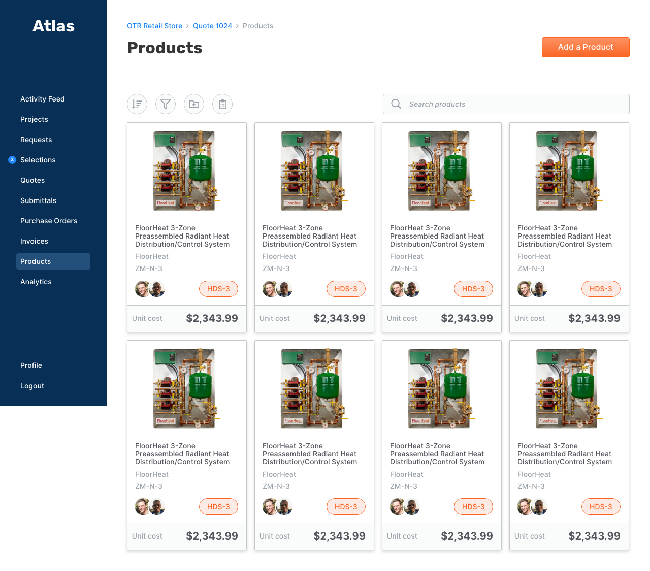 products mockup