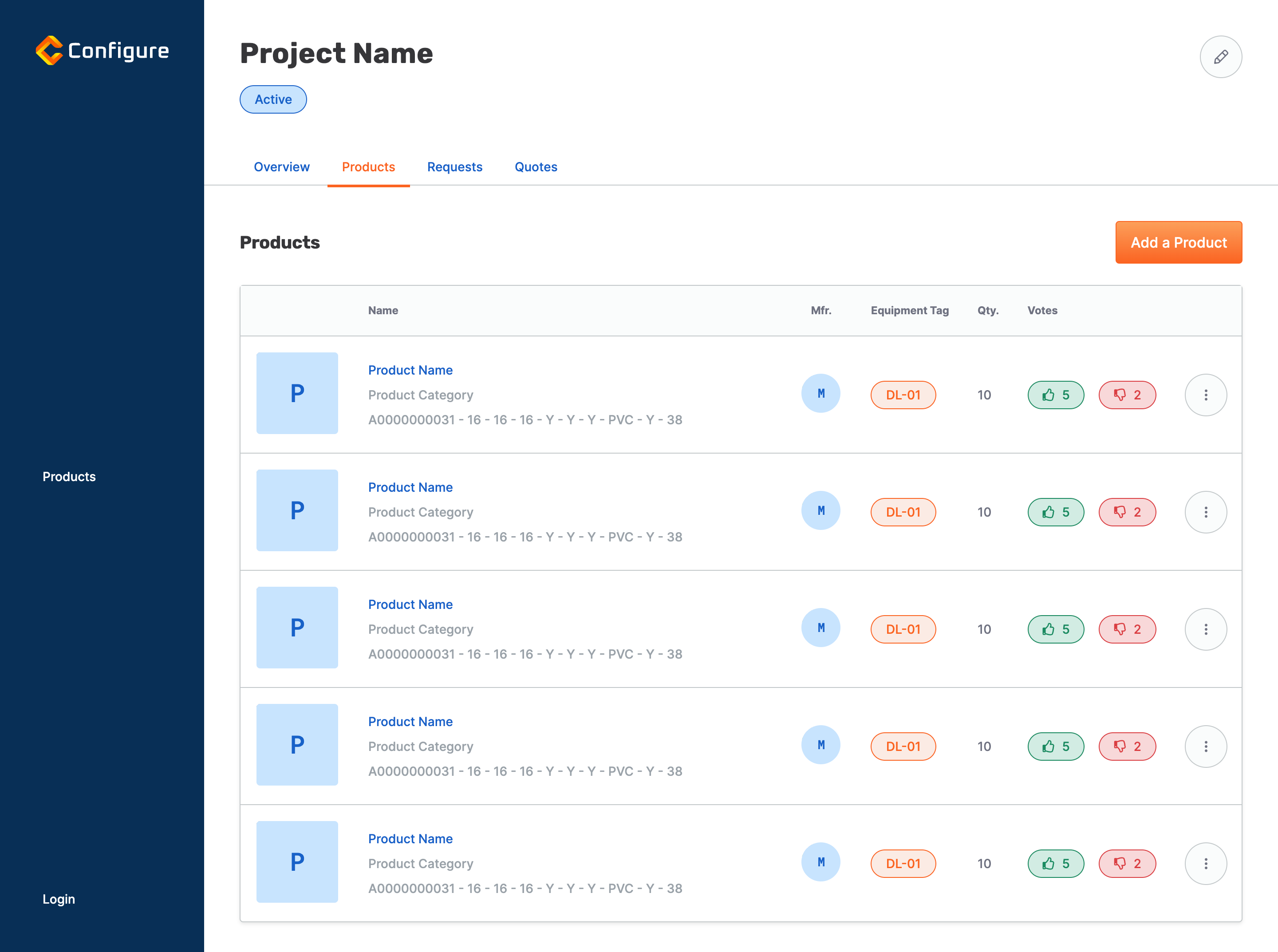 project workspace