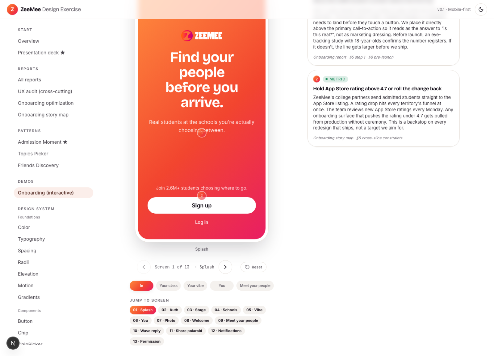 onboarding demo