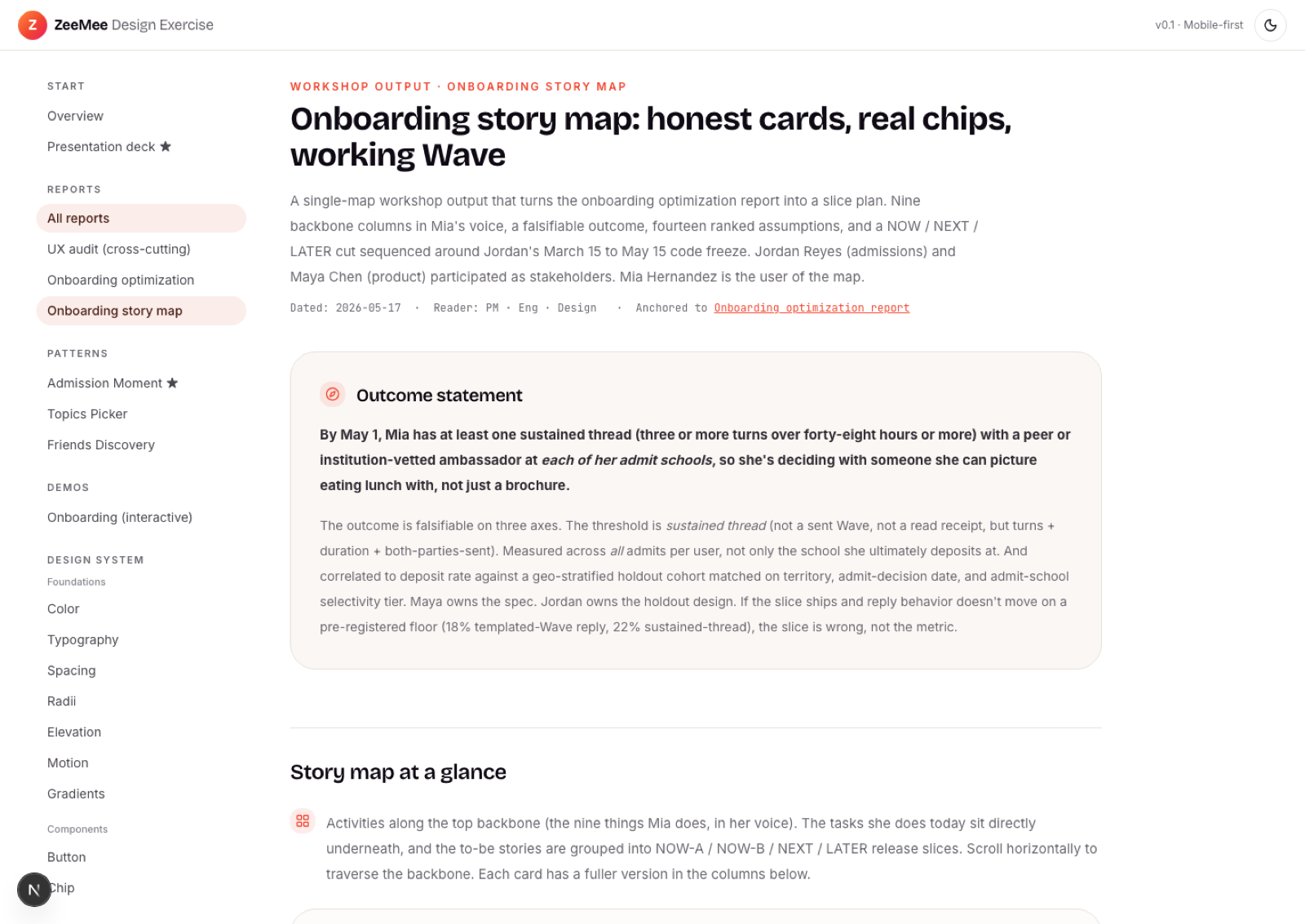 story map